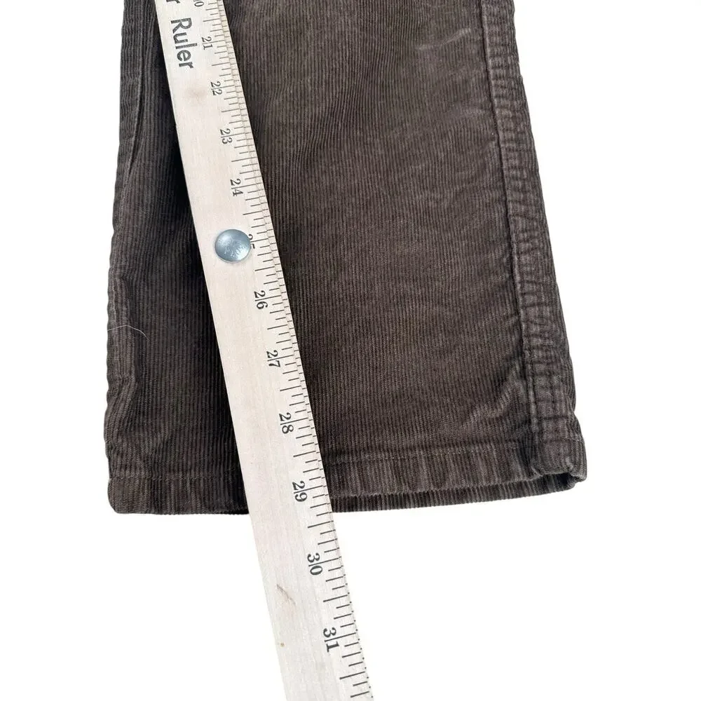 LL Bean Country Corduroy Pants Men 36x29 Stretch Brown Standard Fit Outdoor